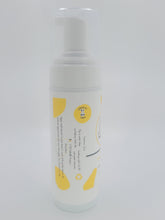 Load image into Gallery viewer, Bee Vee Clean Intimate Foaming Cleanser bottle with pump dispenser. Unscented, plant-based formula for pH balance.
